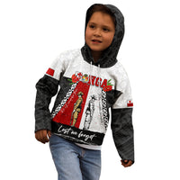 Personalised Tonga ANZAC Day Te Tau Manatui Kinautolu Kid Hoodie Lest We Forget LT05 - Polynesian Pride