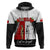 Personalised Tonga ANZAC Day Te Tau Manatui Kinautolu Zip Hoodie Lest We Forget LT05 Pullover Hoodie White - Polynesian Pride