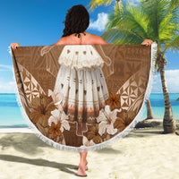 Bula Fiji Women's Day Beach Blanket With Fijian Tapa Pattern LT05 - Polynesian Pride