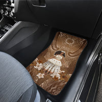 Bula Fiji Women's Day Car Mats With Fijian Tapa Pattern