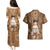 Bula Fiji Women's Day Couples Matching Puletasi and Hawaiian Shirt With Fijian Tapa Pattern LT05 - Polynesian Pride