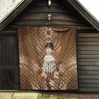 Bula Fiji Women's Day Quilt With Fijian Tapa Pattern LT05 - Polynesian Pride