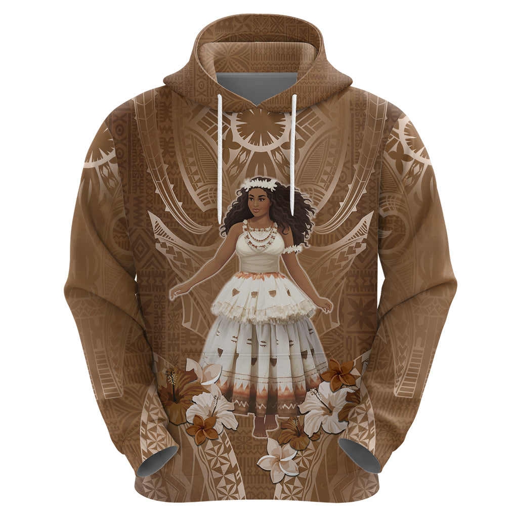 Bula Fiji Women's Day Zip Hoodie With Fijian Tapa Pattern LT05 - Polynesian Pride