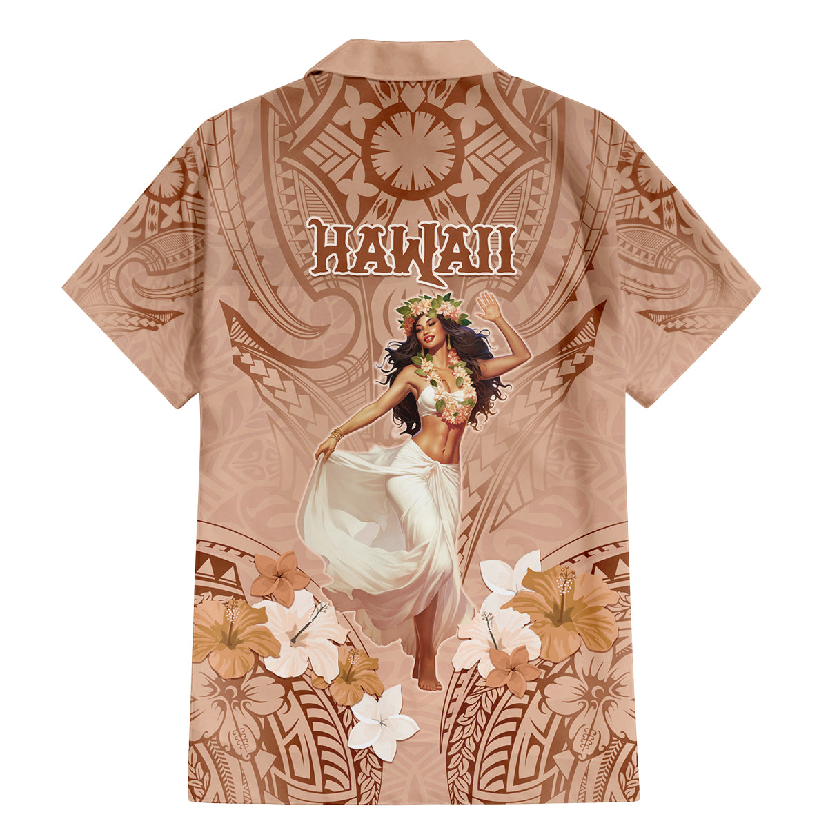 Hawaii Women's Day Family Matching Mermaid Dress and Hawaiian Shirt With Polynesian Pattern LT05 - Polynesian Pride