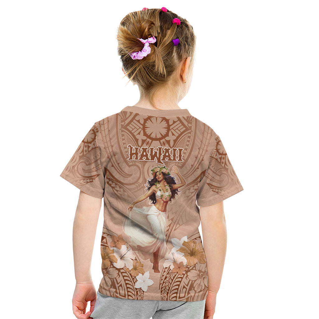 Hawaii Women's Day Kid T Shirt With Polynesian Pattern LT05 - Polynesian Pride