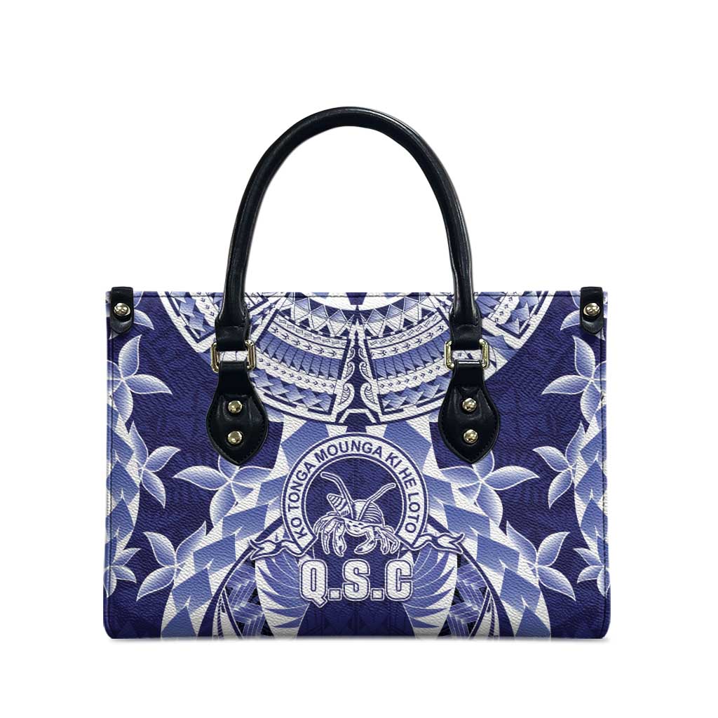 Tonga Queen Salote College Leather Bag Centenary Navy Version