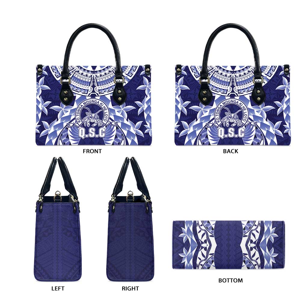 Tonga Queen Salote College Leather Bag Centenary Navy Version