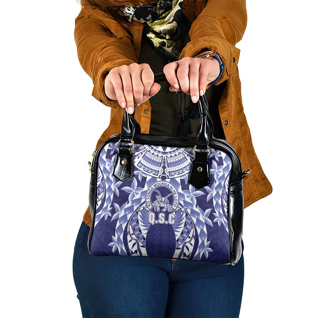 Tonga Queen Salote College Shoulder Handbag Centenary Navy Version