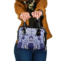 Tonga Queen Salote College Shoulder Handbag Centenary Navy Version