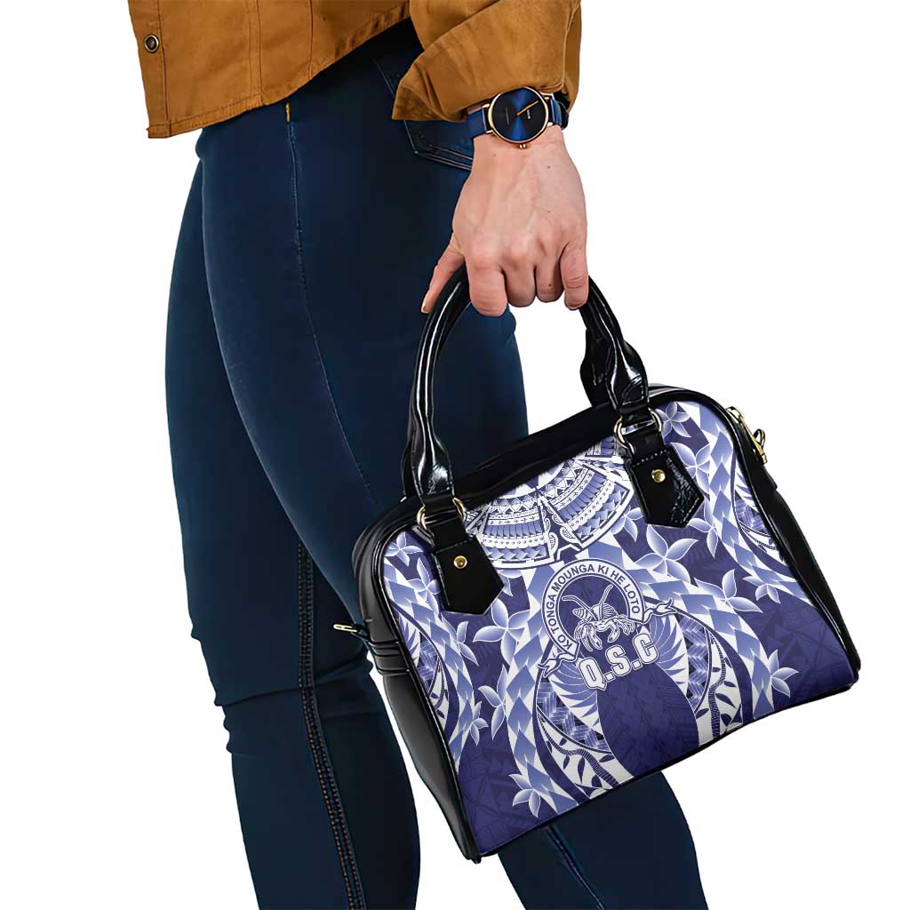 Tonga Queen Salote College Shoulder Handbag Centenary Navy Version
