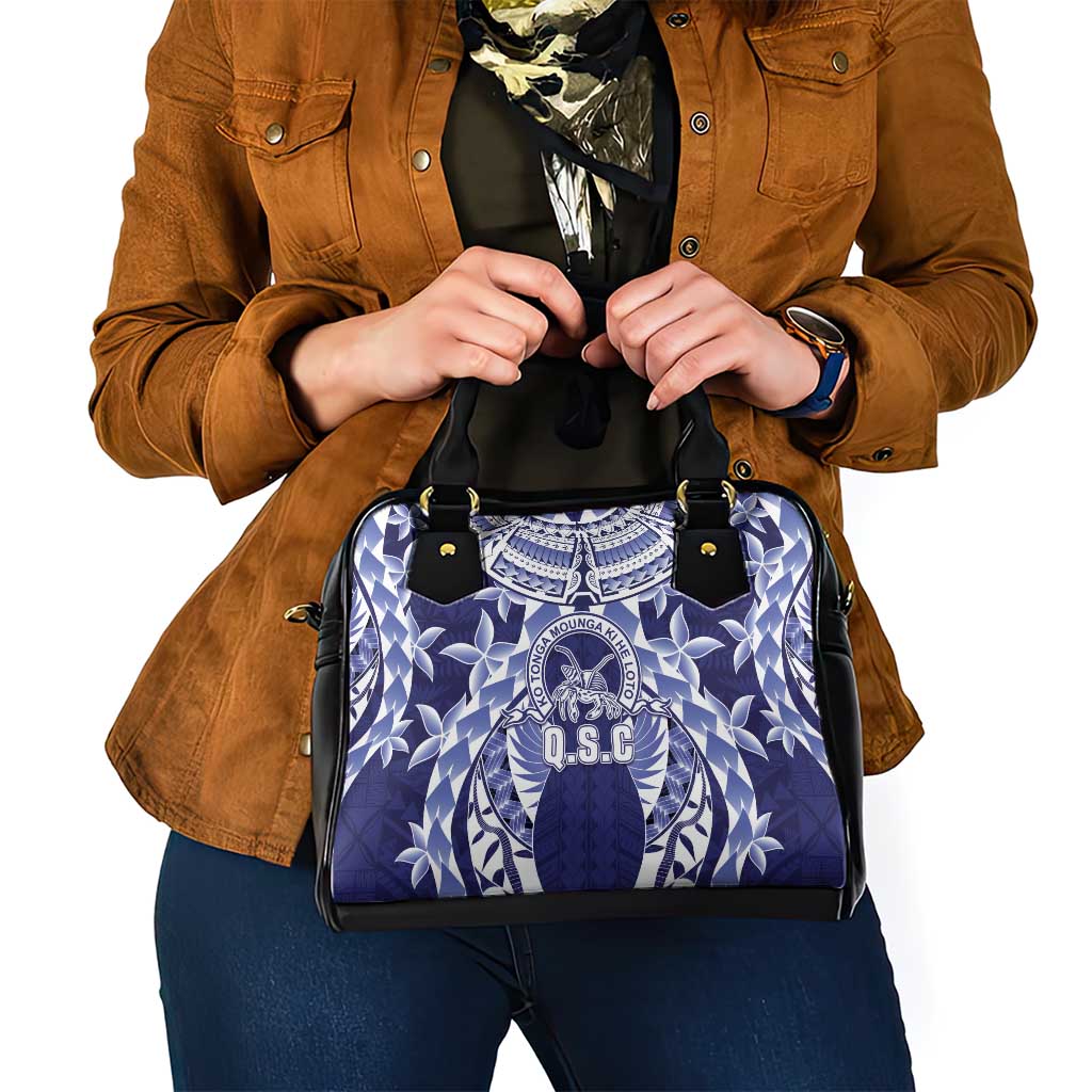 Tonga Queen Salote College Shoulder Handbag Centenary Navy Version