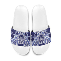 Tonga Queen Salote College Slide Sandals Centenary Navy Version