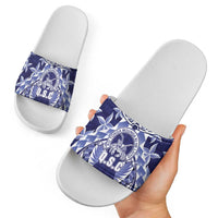 Tonga Queen Salote College Slide Sandals Centenary Navy Version