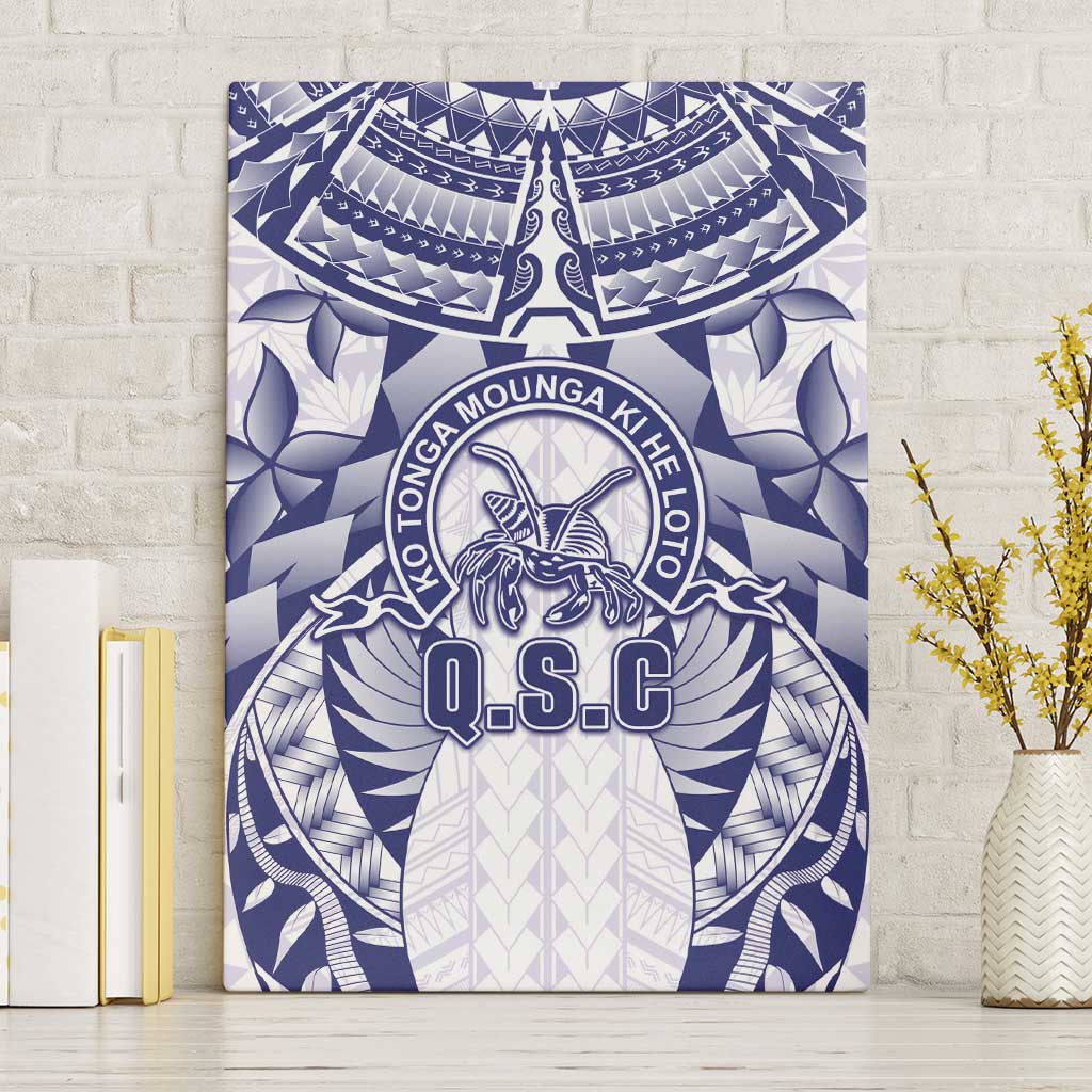 Tonga Queen Salote College Canvas Wall Art Centenary White Version