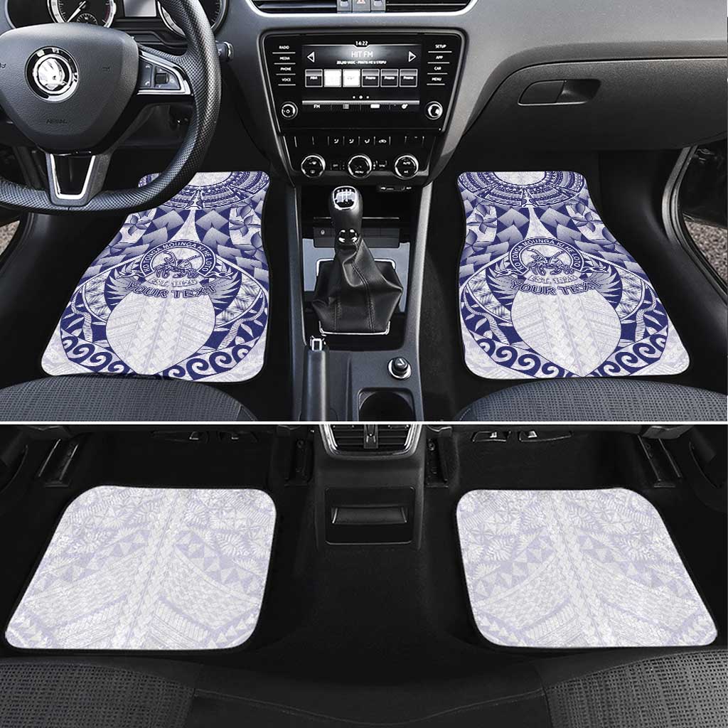 Personalised Tonga Queen Salote College Car Mats Centenary White Version