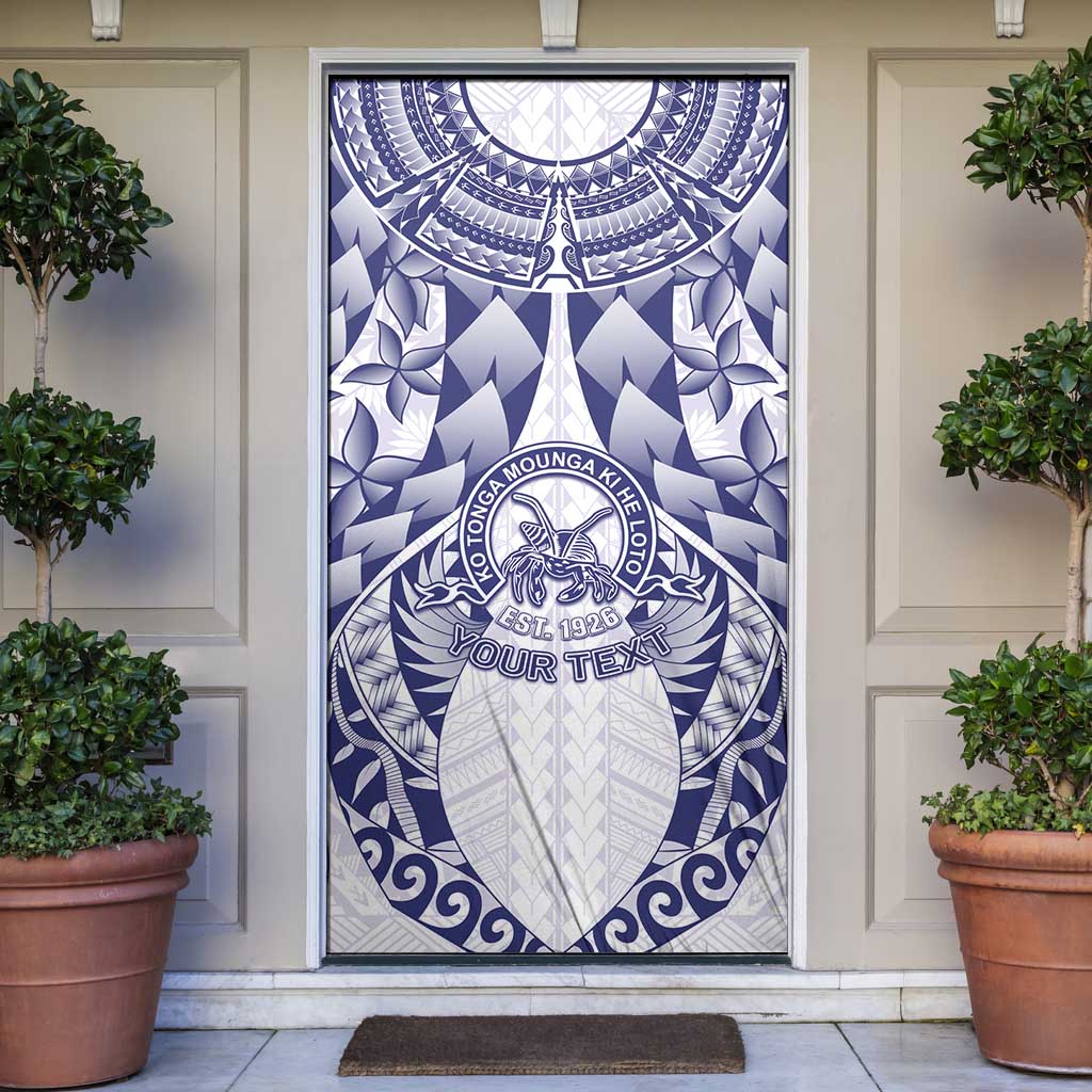 Personalised Tonga Queen Salote College Door Cover Centenary White Version