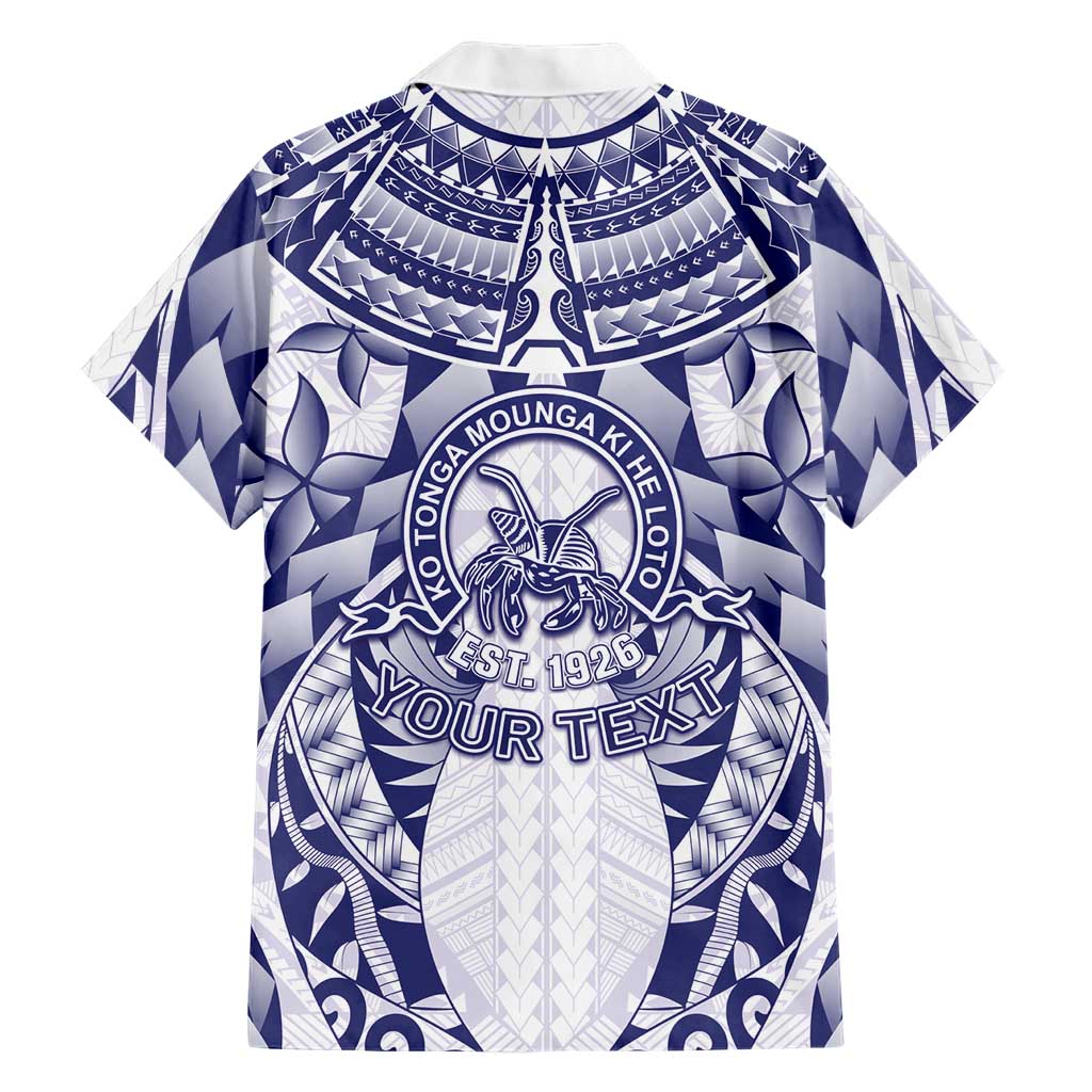 Personalised Tonga Queen Salote College Family Matching Long Sleeve Bodycon Dress and Hawaiian Shirt Centenary White Version LT05 - Polynesian Pride