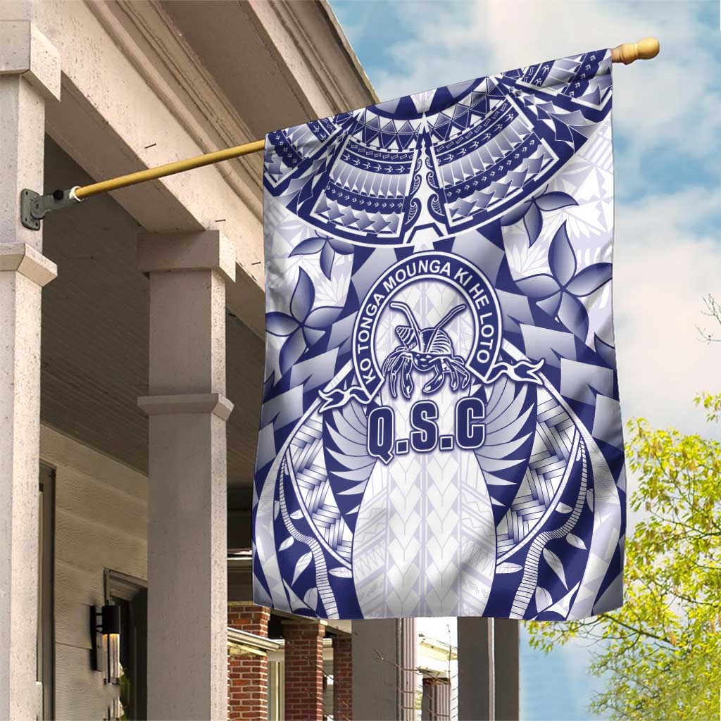 Tonga Queen Salote College Garden Flag Centenary White Version