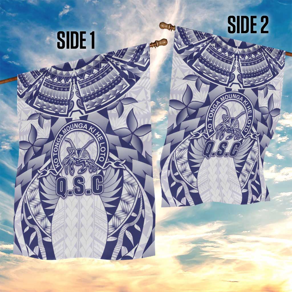 Tonga Queen Salote College Garden Flag Centenary White Version