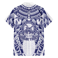 Personalised Tonga Queen Salote College Hawaiian Shirt Centenary White Version LT05 - Polynesian Pride