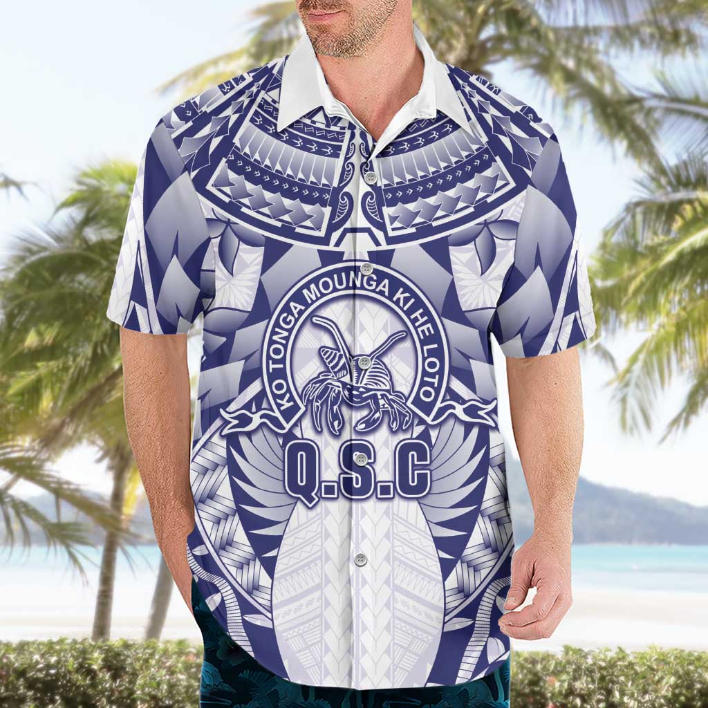 Personalised Tonga Queen Salote College Hawaiian Shirt Centenary White Version LT05 - Polynesian Pride