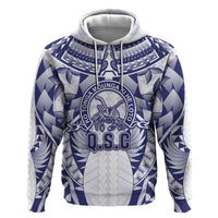 Personalised Tonga Queen Salote College Hoodie Centenary White Version