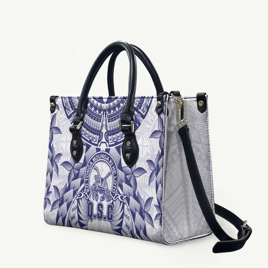 Tonga Queen Salote College Leather Bag Centenary White Version