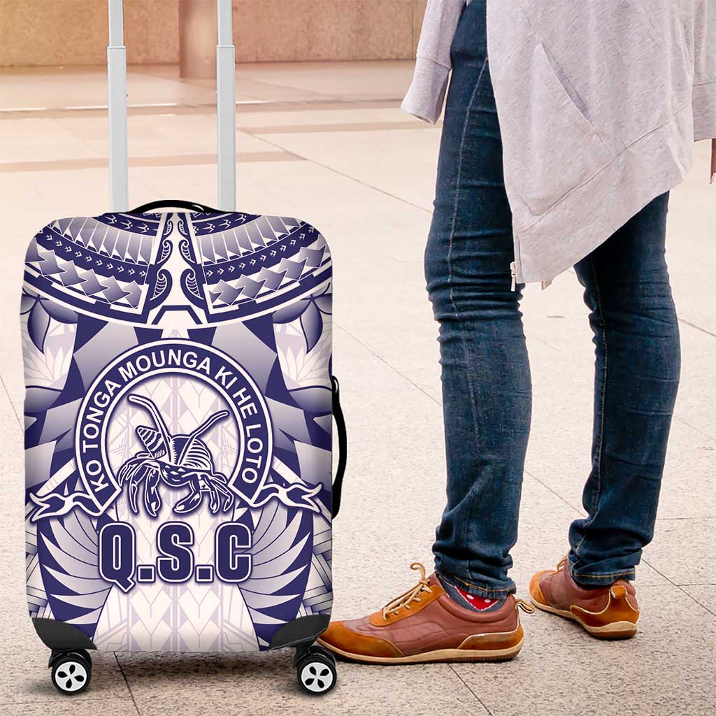 Tonga Queen Salote College Luggage Cover Centenary White Version