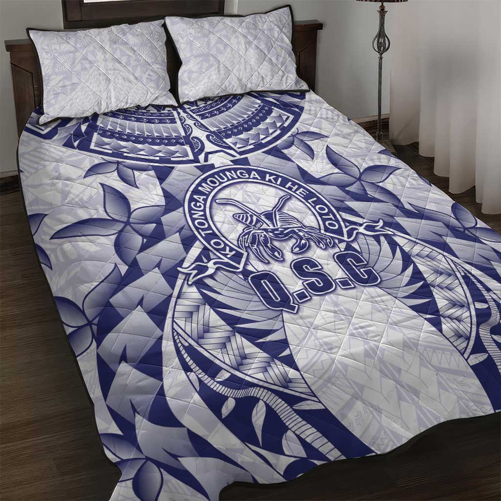 Tonga Queen Salote College Quilt Bed Set Centenary White Version