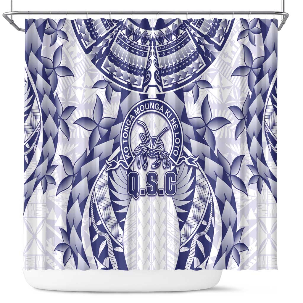 Tonga Queen Salote College Shower Curtain Centenary White Version