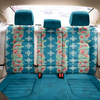 Hawaii Ohia Lehua Back Car Seat Cover Tropical Vibes Teal