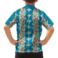 Hawaii Ohia Lehua Hawaiian Shirt Tropical Vibes Teal LT05 - Polynesian Pride