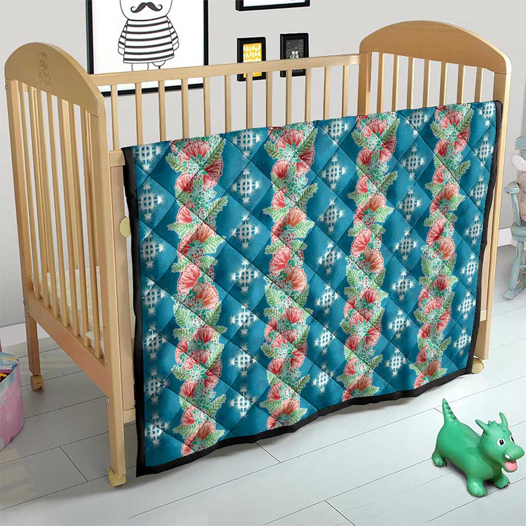 Hawaii Ohia Lehua Quilt Tropical Vibes Teal
