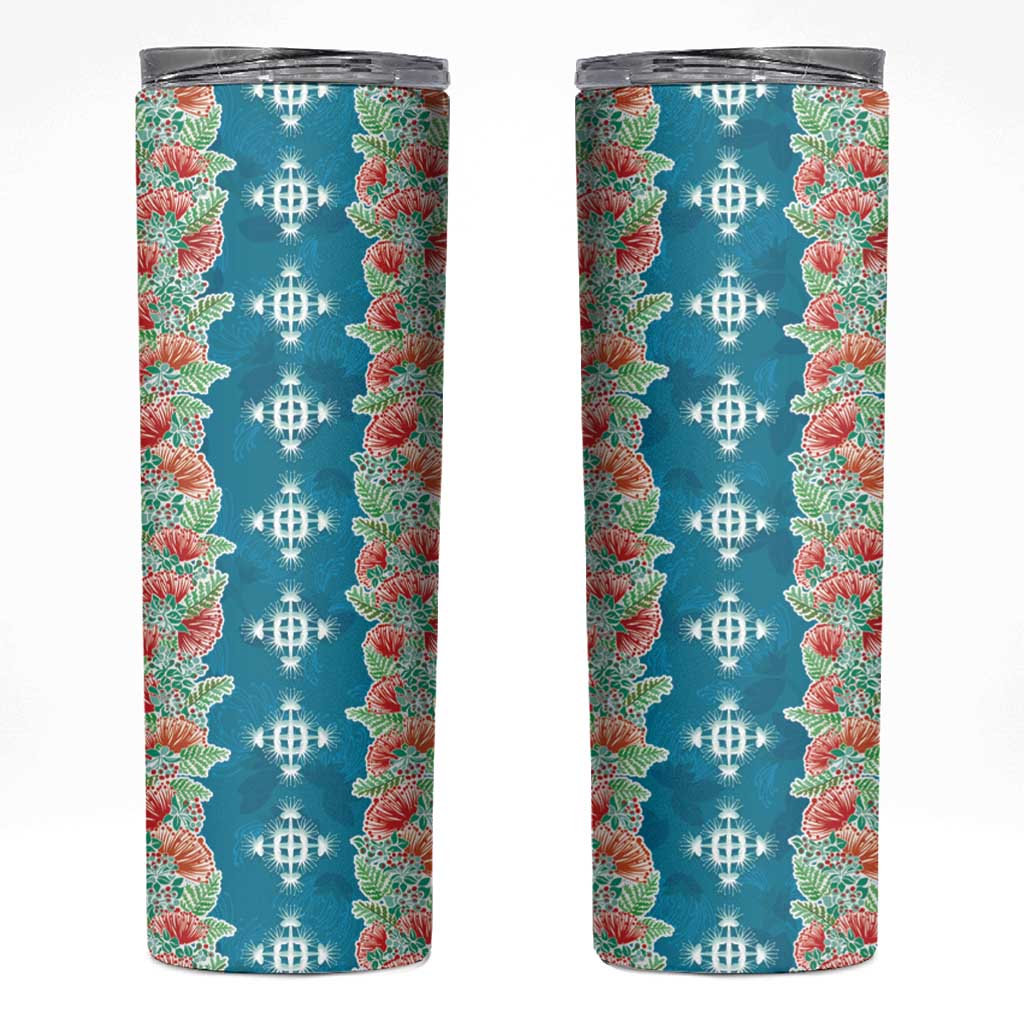 Hawaii Ohia Lehua Skinny Tumbler Tropical Vibes Teal LT05 Teal - Polynesian Pride