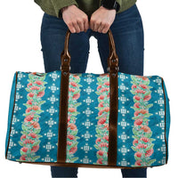 Hawaii Ohia Lehua Travel Bag Tropical Vibes Teal