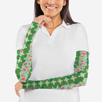 Hawaii Ohia Lehua Arm Sleeves Tropical Vibes Green