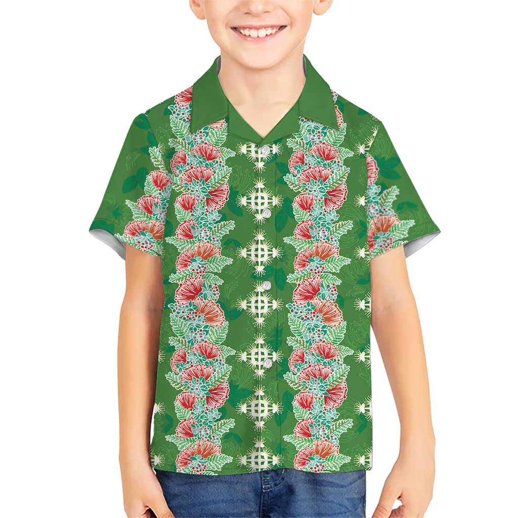 Hawaii Ohia Lehua Hawaiian Shirt Tropical Vibes Green