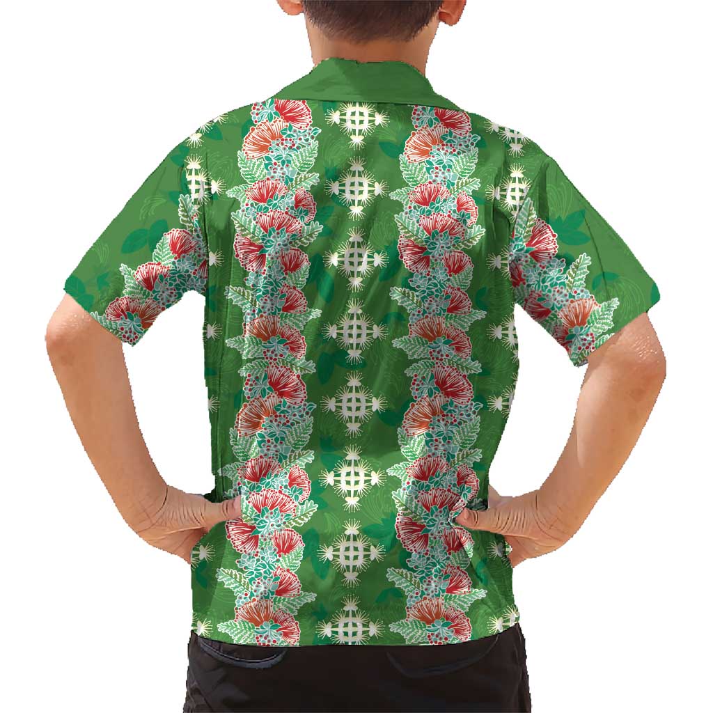 Hawaii Ohia Lehua Hawaiian Shirt Tropical Vibes Green