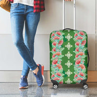 Hawaii Ohia Lehua Luggage Cover Tropical Vibes Green LT05 - Polynesian Pride