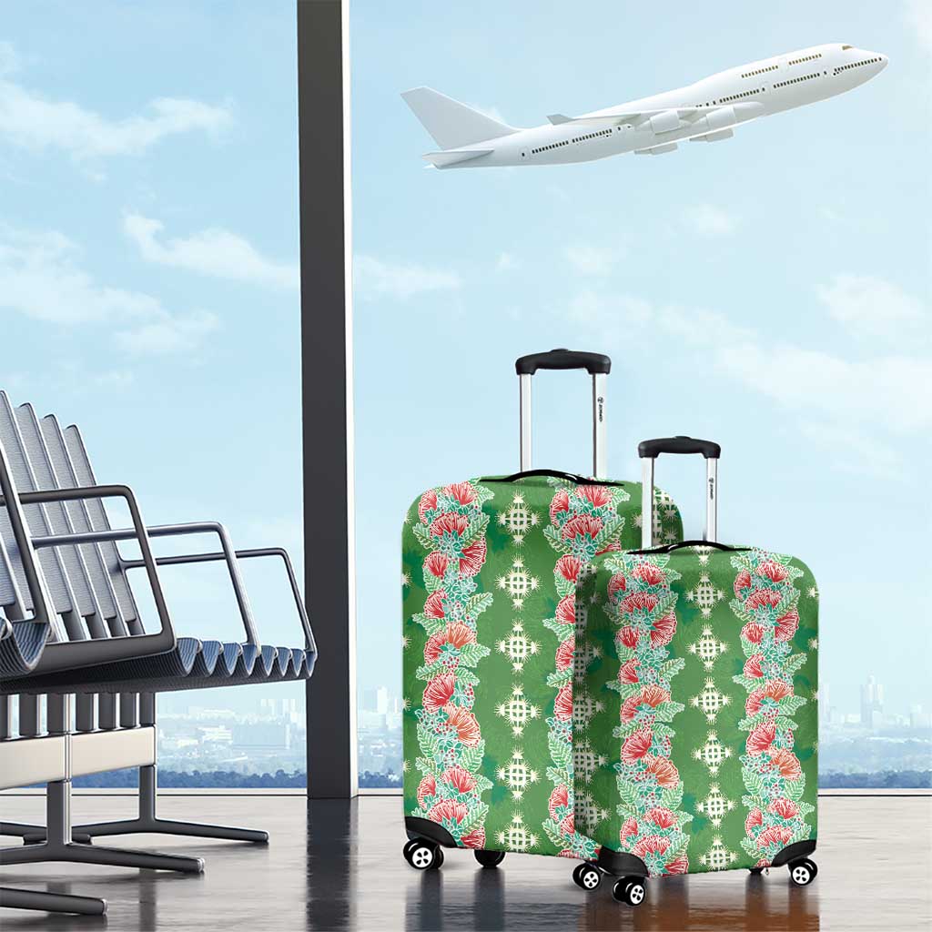 Hawaii Ohia Lehua Luggage Cover Tropical Vibes Green LT05 - Polynesian Pride