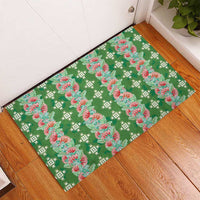 Hawaii Ohia Lehua Rubber Doormat Tropical Vibes Green LT05 - Polynesian Pride