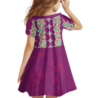 Hawaii Ohia Lehua Family Matching Summer Maxi Dress and Hawaiian Shirt Tropical Vibes Fuchsia LT05 - Polynesian Pride
