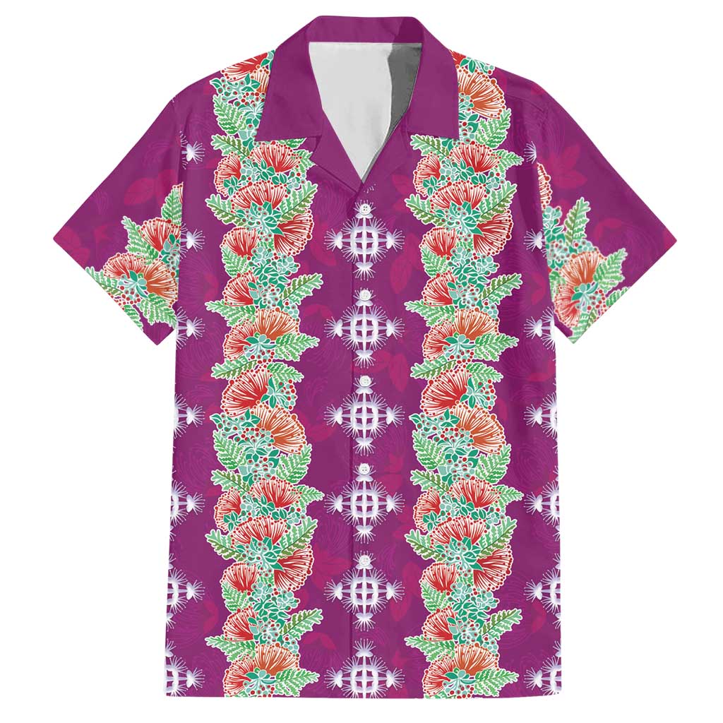 Hawaii Ohia Lehua Hawaiian Shirt Tropical Vibes Fuchsia LT05 Fuchsia - Polynesian Pride