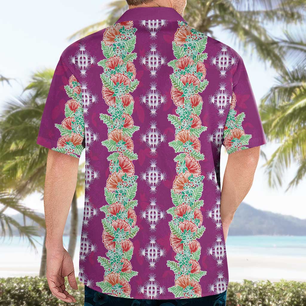 Hawaii Ohia Lehua Hawaiian Shirt Tropical Vibes Fuchsia LT05 - Polynesian Pride
