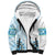Africa Dashiki Sherpa Hoodie With Polynesian Pattern Blue Version LT05 Unisex Blue - Polynesian Pride