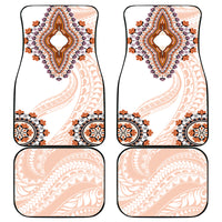 Africa Dashiki Car Mats With Polynesian Pattern Beige Version