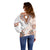Africa Dashiki Off Shoulder Sweater With Polynesian Pattern Beige Version LT05 - Polynesian Pride