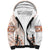 Africa Dashiki Sherpa Hoodie With Polynesian Pattern Beige Version LT05 Unisex Beige - Polynesian Pride