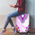 Africa Dashiki Luggage Cover With Polynesian Pattern Pink Version
