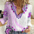 Africa Dashiki Women Casual Shirt With Polynesian Pattern Pink Version LT05 Female Pink - Polynesian Pride